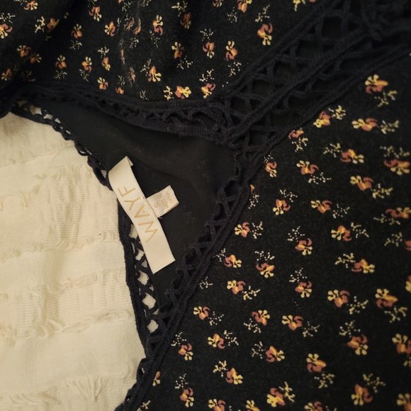 Wayf 70s Style Witchy Floral Dress - Size Small - Picture 3 of 4